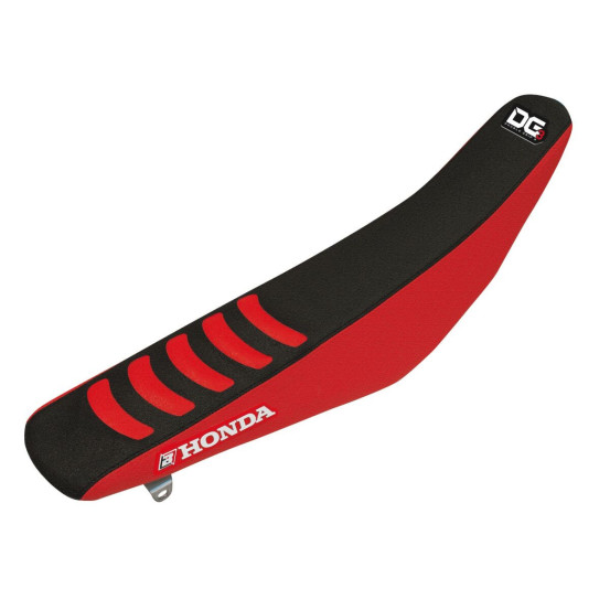 Housse de selle BLACKBIRD Double Grip 3 Noir Rouge Honda CRF-R