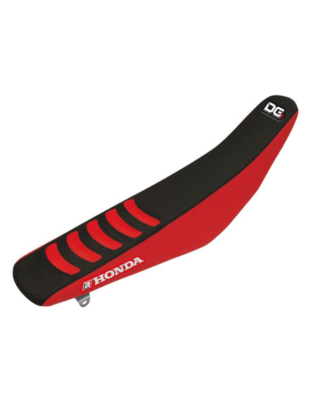 Housse de selle BLACKBIRD Double Grip 3 Noir Rouge Honda CRF-R