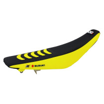 Housse de selle BLACKBIRD Double Grip 3 Noir Jaune Suzuki RM