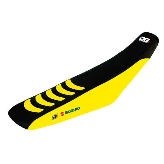 Housse de selle BLACKBIRD Double Grip 3 Noir Jaune Suzuki RM-Z