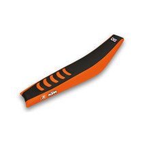 Housse de selle BLACKBIRD Double Grip 3 Noir Orange KTM SX