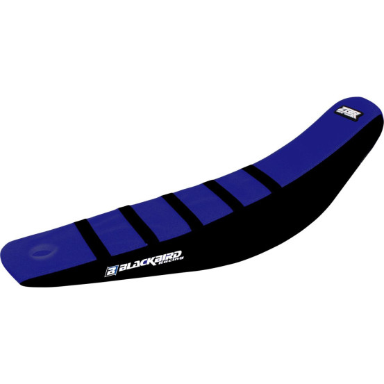 Housse de selle BLACKBIRD Zebra Noir Bleu Yamaha 125/250 YZ 2022