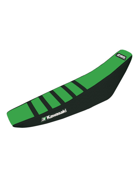 Housse de selle BLACKBIRD Replica Zebra Kawasaki 450 KXF 2019 Noir Vert