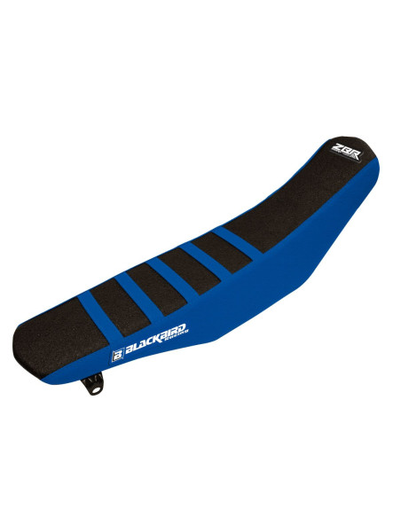 Housse de selle BLACKBIRD Zebra Yamaha YZF 2006-2009 Noir Bleu