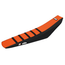 Housse de selle BLACKBIRD Replica Zebra KTM SX SXF 2019 Noir Orange