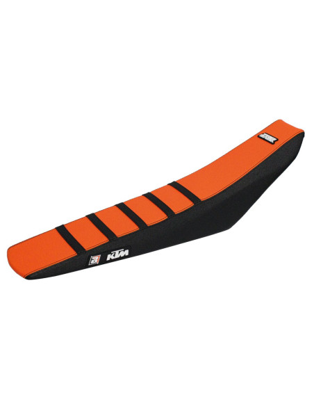 Housse de selle BLACKBIRD Replica Zebra KTM SX SXF 2019 Noir Orange