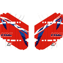 Kit déco grilles radiateurs BLACKBIRD HRC Honda 450 CRF-R 2009-2012