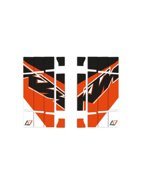 Kit déco grilles radiateurs BLACKBIRD KTM SX 2016-2018