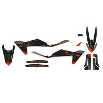 Kit déco BLACKBIRD Matblack KTM SX SXF 2023
