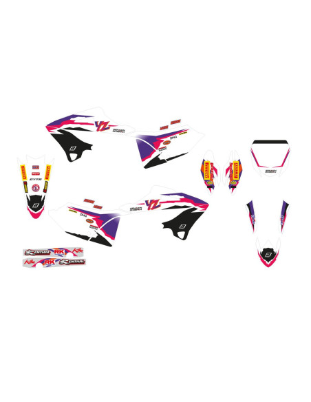 Kit déco BLACKBIRD Rétro 50th Yamaha 125/250 YZ 2022