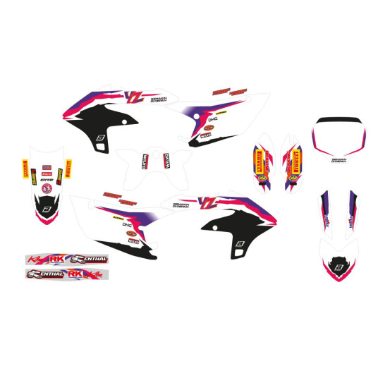 Kit déco BLACKBIRD Replica Yamaha 50TH 450 YZF 2023