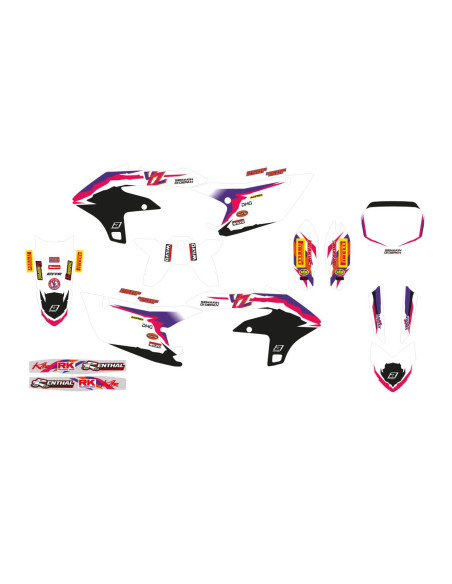 Kit déco BLACKBIRD Replica Yamaha 50TH 450 YZF 2023