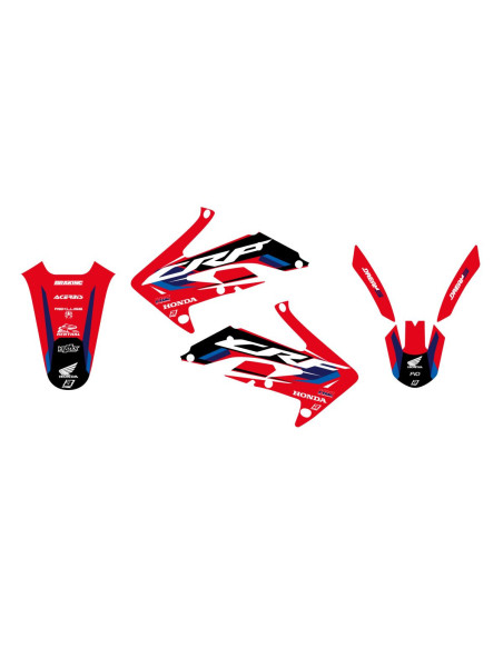 Kit déco BLACKBIRD Dream Graphic 5 Honda 450 CRF 2005-2008