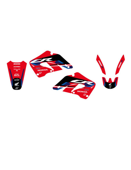 Kit déco BLACKBIRD Dream Graphic 5 Honda 125 CR 2000-2001