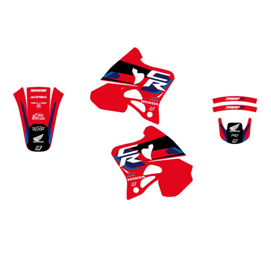 Kit déco BLACKBIRD Dream Graphic 5 Honda 125 CR 1993-1997