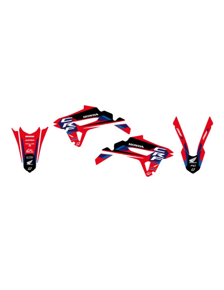 Kit déco BLACKBIRD Dream Graphic 5 Honda 450 CRF-R 2021-2024