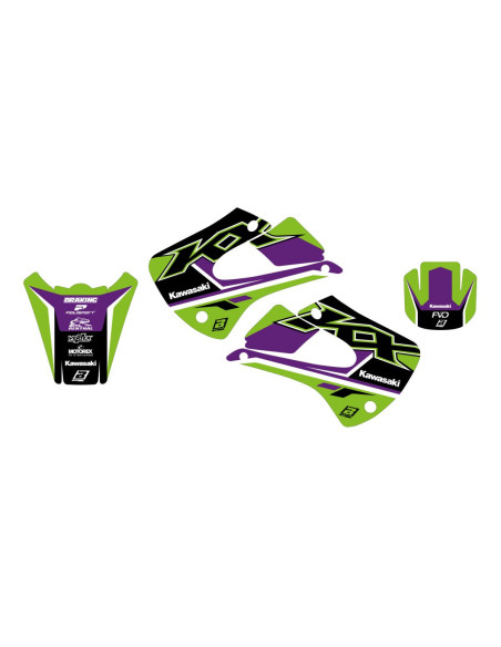 Kit déco BLACKBIRD Dream Graphic 5 Kawasaki 85 KX 2001-2013