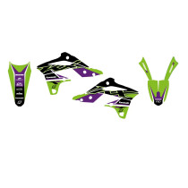 Kit déco BLACKBIRD Dream Graphic 5 Kawasaki 250 KXF 2013-2016