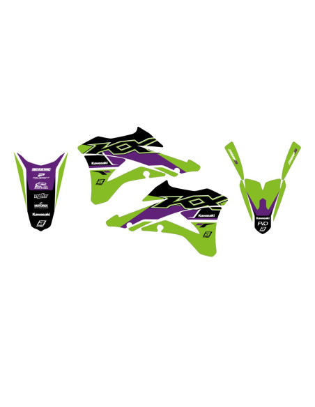 Kit déco BLACKBIRD Dream Graphic 5 Kawasaki 85 KX 2014-2019