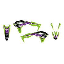 Kit déco BLACKBIRD Dream Graphic 5 Kawasaki 250 KXF 2017-2020