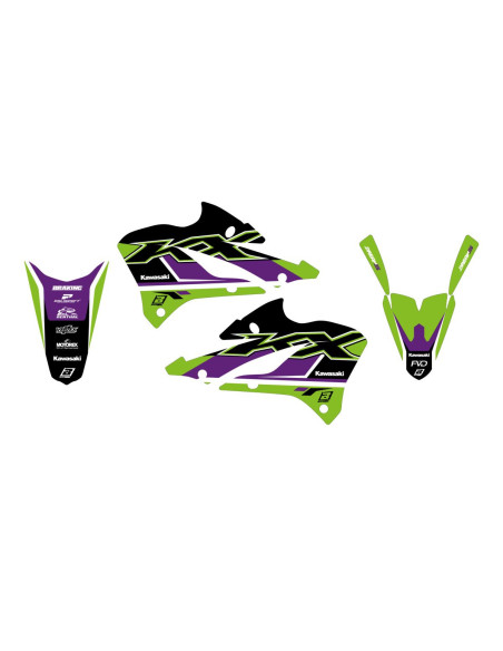 Kit déco BLACKBIRD Dream Graphic 5 Kawasaki 85 KX 2022-2023