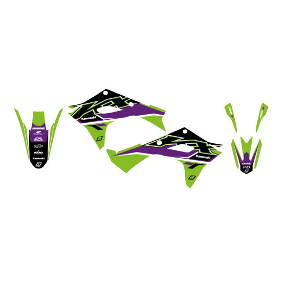 Kit déco BLACKBIRD Dream Graphic 5 Honda 450 KX 2024