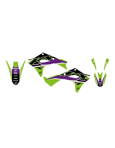 Kit déco BLACKBIRD Dream Graphic 5 Honda 450 KX 2024