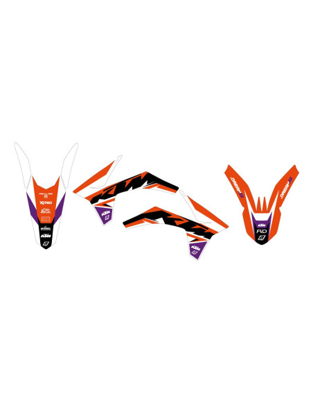 Kit déco BLACKBIRD Dream Graphic 5 KTM SX SXF 2011-2012