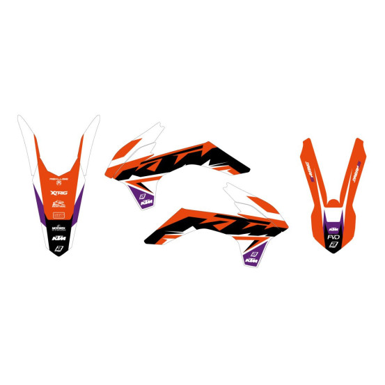 Kit déco BLACKBIRD Dream Graphic 5 KTM SXF 2013-2015