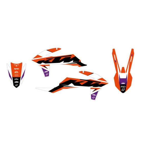 Kit déco BLACKBIRD Dream Graphic 5 KTM SX EXC 2019-2022