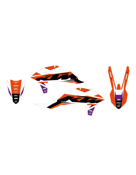 Kit déco BLACKBIRD Dream Graphic 5 KTM SX EXC 2019-2022