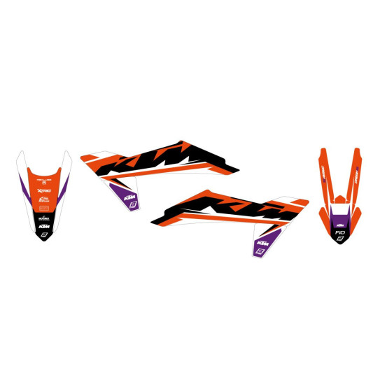 Kit déco BLACKBIRD Dream Graphic 5 KTM SX EXC 2023