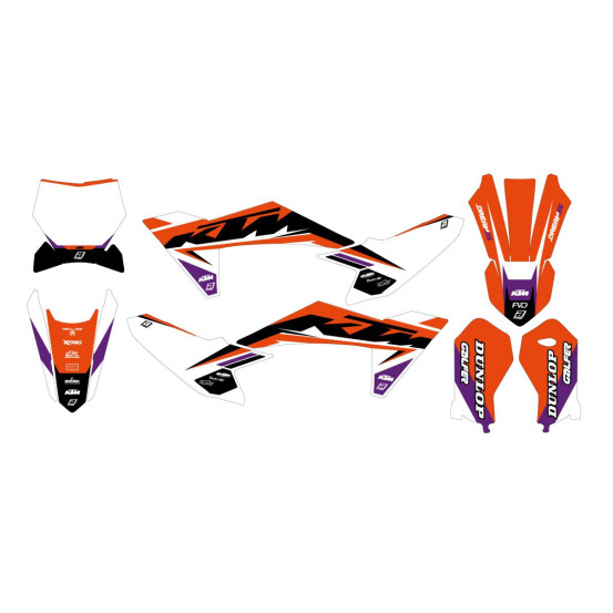 Kit déco BLACKBIRD Dream Graphic 5 KTM 50 SX 2024