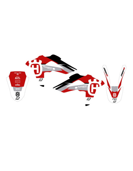 Kit déco BLACKBIRD Dream Graphic 5 Husqvarna 125 CR 2009-2013