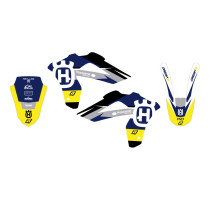 Kit déco BLACKBIRD Dream Graphic 5 Bleu Husqvarna 125 CR 2006-2008