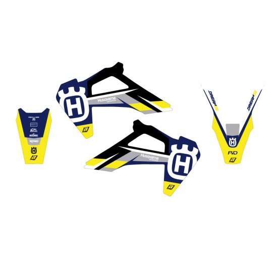 Kit déco BLACKBIRD Dream Graphic 5 Husqvarna TC FC 2019-2022