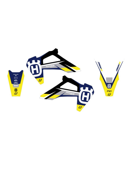 Kit déco BLACKBIRD Dream Graphic 5 Husqvarna TC FC 2019-2022