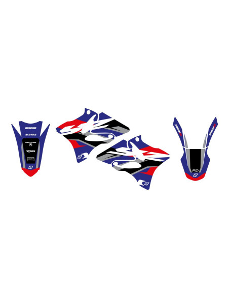 Kit déco BLACKBIRD Dream Graphic 5 Yamaha  125/250 YZ 2002-2014