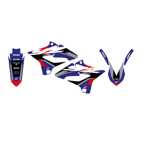 Kit déco BLACKBIRD Dream Graphic 5 Yamaha  125/250 YZ 2015-2021
