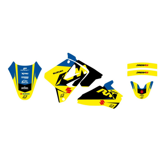 Kit déco BLACKBIRD Dream Graphic 5 Suzuki 85 RM 2003-2025