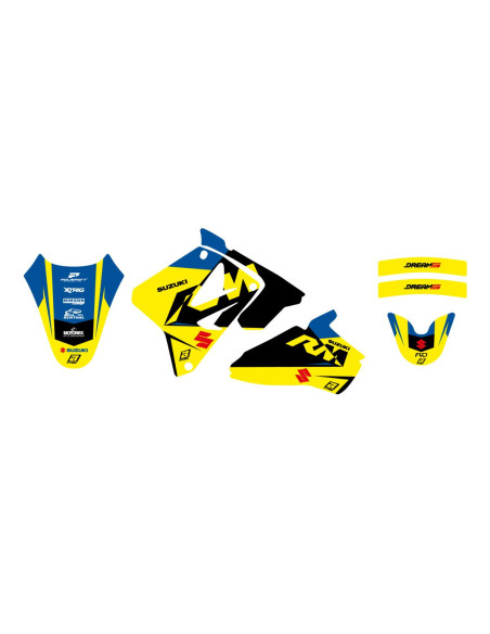 Kit déco BLACKBIRD Dream Graphic 5 Suzuki 85 RM 2003-2025