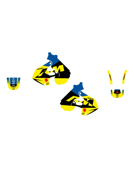 Kit déco BLACKBIRD Dream Graphic 5 Suzuki RM 1996-2000