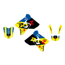 Kit déco BLACKBIRD Dream Graphic 5 Suzuki 400 DRZ 2000