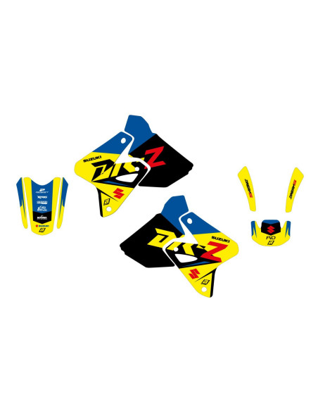 Kit déco BLACKBIRD Dream Graphic 5 Suzuki 400 DRZ 2000
