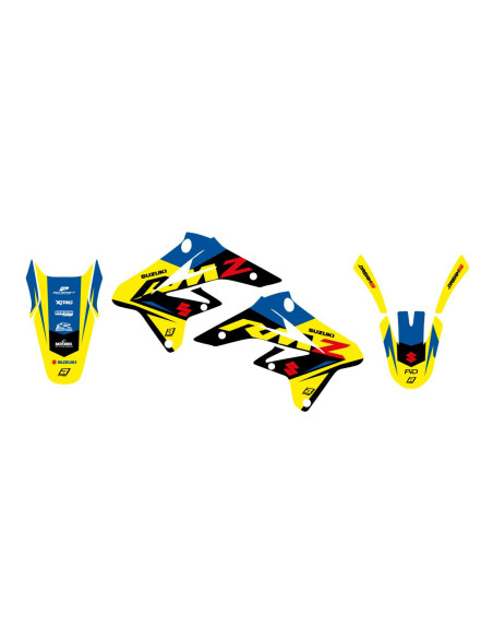 Kit déco BLACKBIRD Dream Graphic 5 Suzuki 250 RMZ 2007-2009