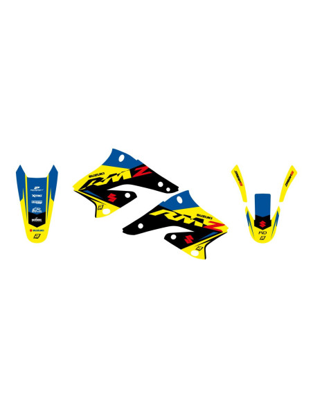 Kit déco BLACKBIRD Dream Graphic 5 Suzuki 250 RMZ 2004-2006