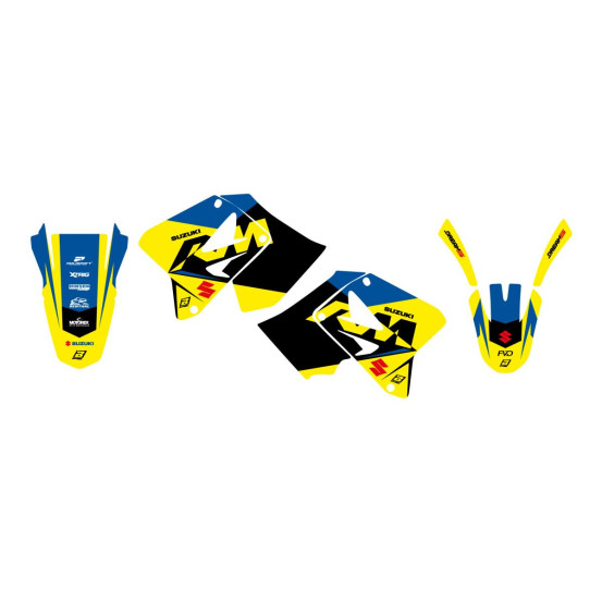Kit déco BLACKBIRD Dream Graphic 5 Suzuki RM 2001-2008