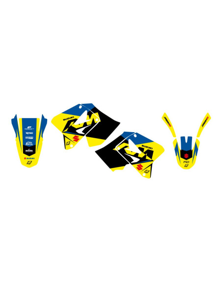 Kit déco BLACKBIRD Dream Graphic 5 Suzuki RM 2001-2008