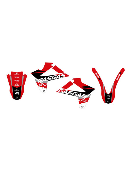 Kit déco BLACKBIRD Dream Graphic 5 Gas Gas EC FSR 2007-2009