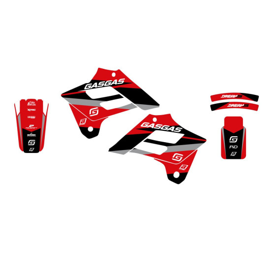 Kit déco BLACKBIRD Dream Graphic 5 Gas Gas 450 FSE 2003-2006
